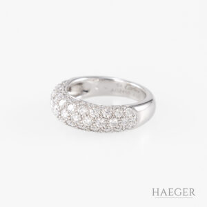 Cartier Etincelle Ring mit Diamanten Gr. 48 Weißgold
