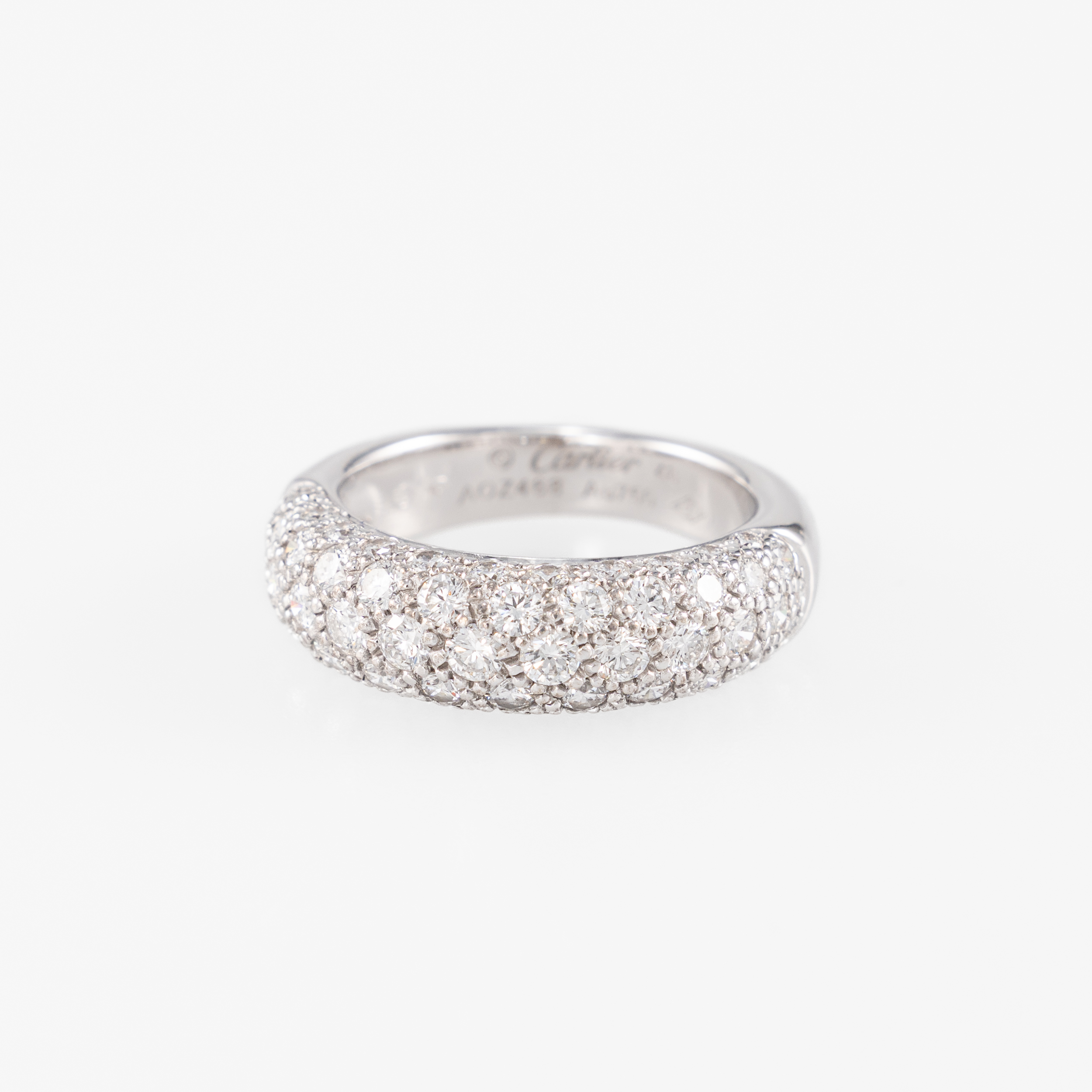 Cartier Etincelle Ring mit Diamanten Gr. 48 Weißgold