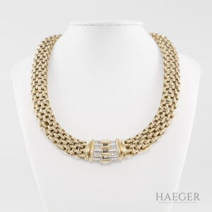 Fope Panorama Collier mit Diamanten 750/- Gold