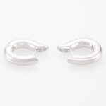 Tamara Comolli Signature Hoop Creolen mit Diamanten Weißgold Vorschau