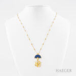 Lapponia Balak Collier mit Lapis 585/- Gelbgold Vorschau