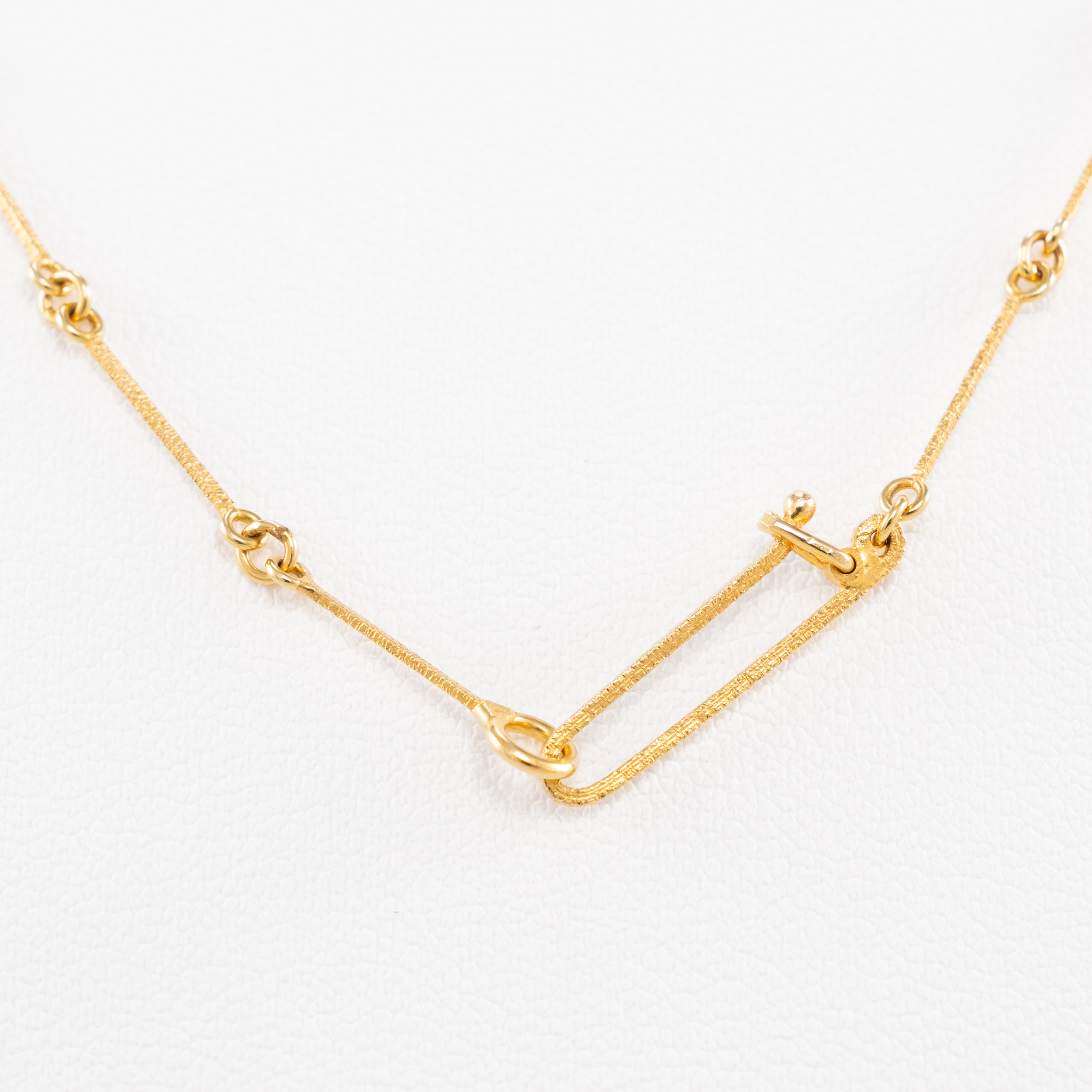 Lapponia Balak Collier mit Lapis 585/- Gelbgold