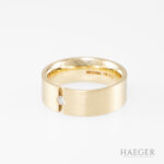 Niessing Spannring mit Diamant Gr. 53 Gelbgold Vorschau