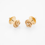 Wellendorff Seidenknoten Ohrstecker mit Diamanten Gelbgold Vorschau