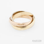 Cartier Trinity Ring Gr. 52 750/- Gold tricolor Full Set Vorschau