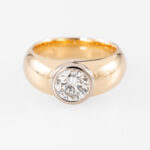 Solitaire-Ring mit 1,50 ct Gr. 58 750/- Gelbgold Vorschau