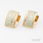 Wellendorff Hortensia Creolen mit Diamanten 750 Gelbgold Vorschau