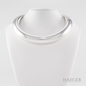 Hermes Mombasa Torque Choker-Halsreif 925 Silber inkl Etui