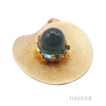 Fries Arauner Anhänger mit Blautopas 585/- Gelbgold Vorschau