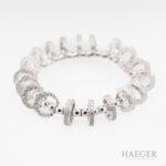 Cartier Pile ou Face Armband mit 15ct Diamanten Weißgold Vorschau