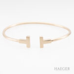 Tiffany Co Wire Armreif 16 cm Rosegold Vorschau
