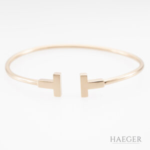 Tiffany Co Wire Armreif 16 cm Rosegold