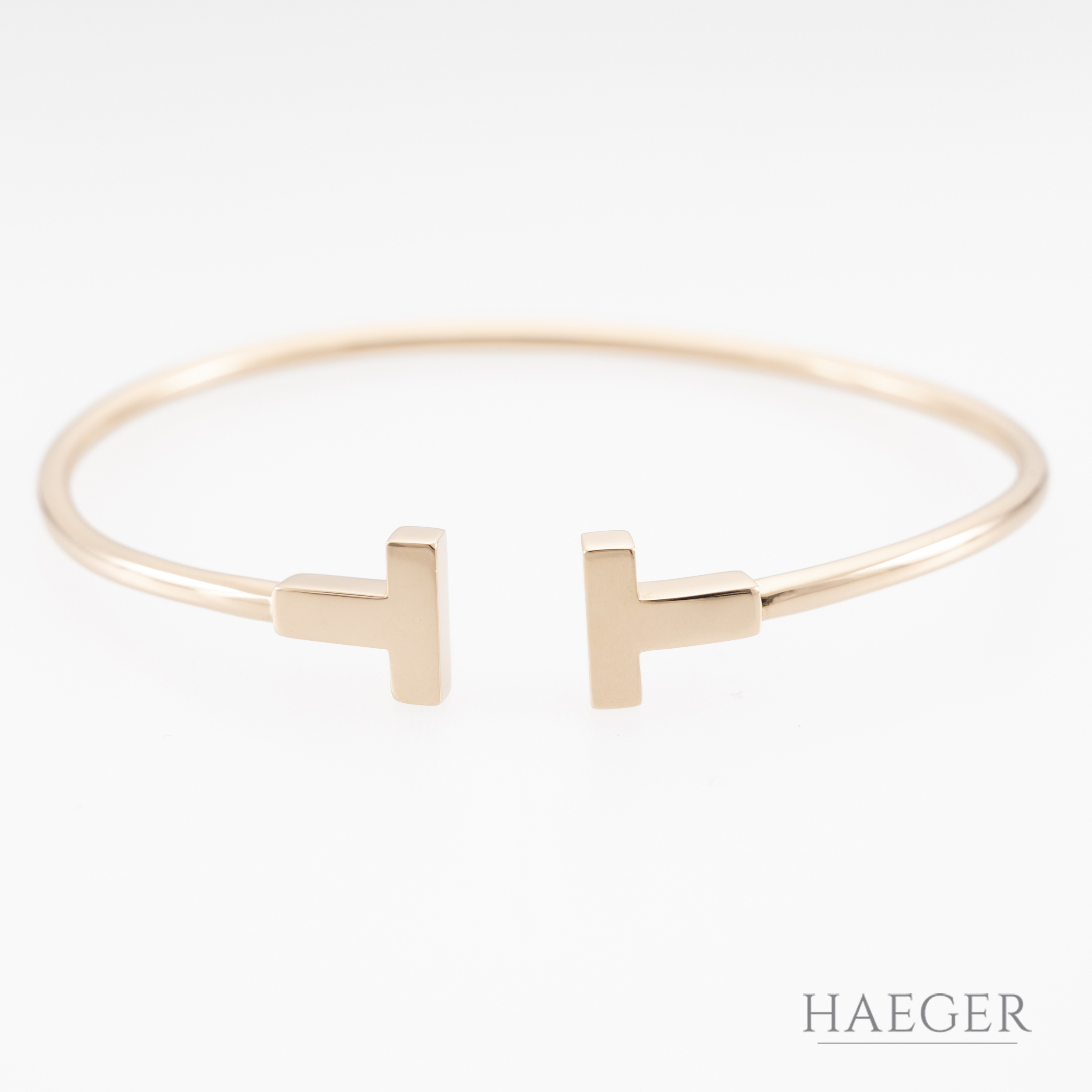 Tiffany Co Wire Armreif 16 cm Rosegold