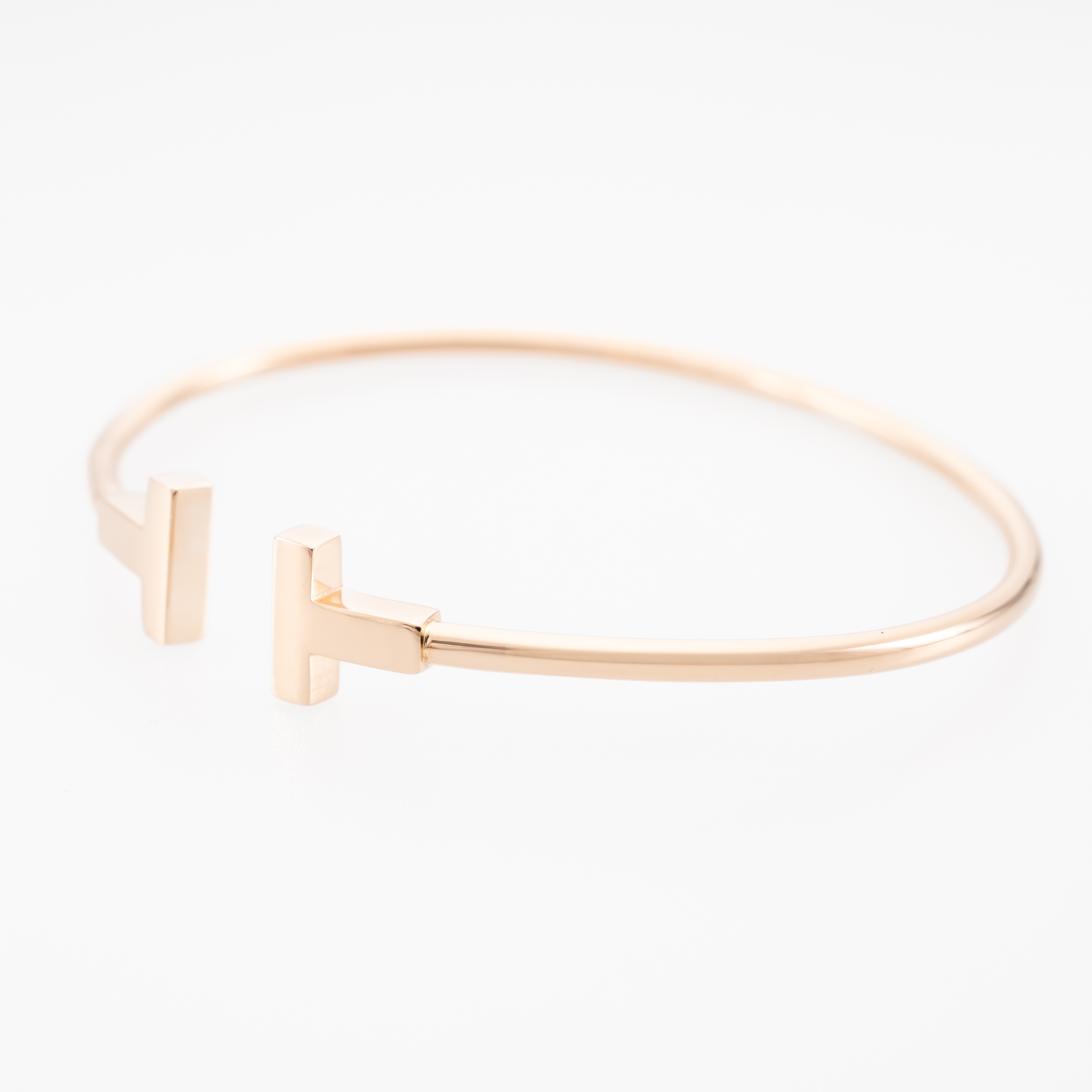 Tiffany Co Wire Armreif 16 cm Rosegold
