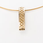 Al Coro Collier mit Diamant-Anhänger 42cm Gelbgold inkl Zertifikat Vorschau