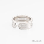 Cartier Double C Ring Gr49 Weißgold Vorschau