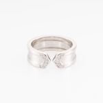 Cartier Double C Ring Gr49 Weißgold Vorschau