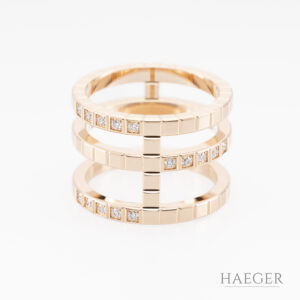 Chopard Ice Cube Ring Gr 54 Rosegold inkl Zertifikat