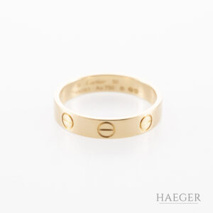 Cartier Love Ring kleines Modell Gr50 Gelbgold Full Set 2023