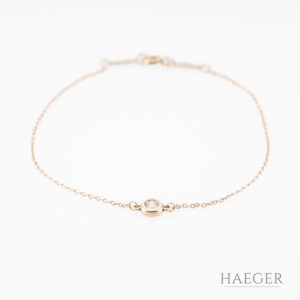Tiffany Co Elsa Peretti Solitaire-Armband 20cm Rosegold