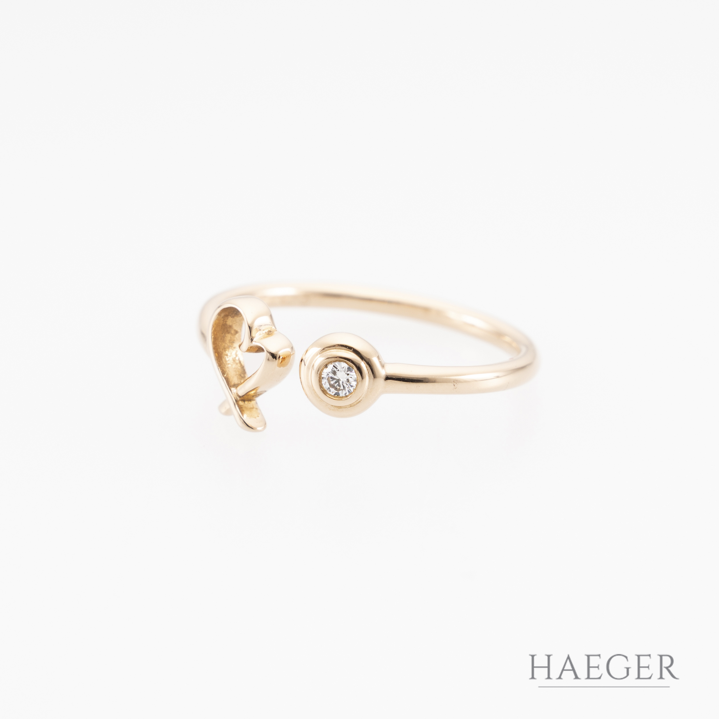 Tiffany Co Paloma Picasso Graffiti Ring Gr52 Rosegold