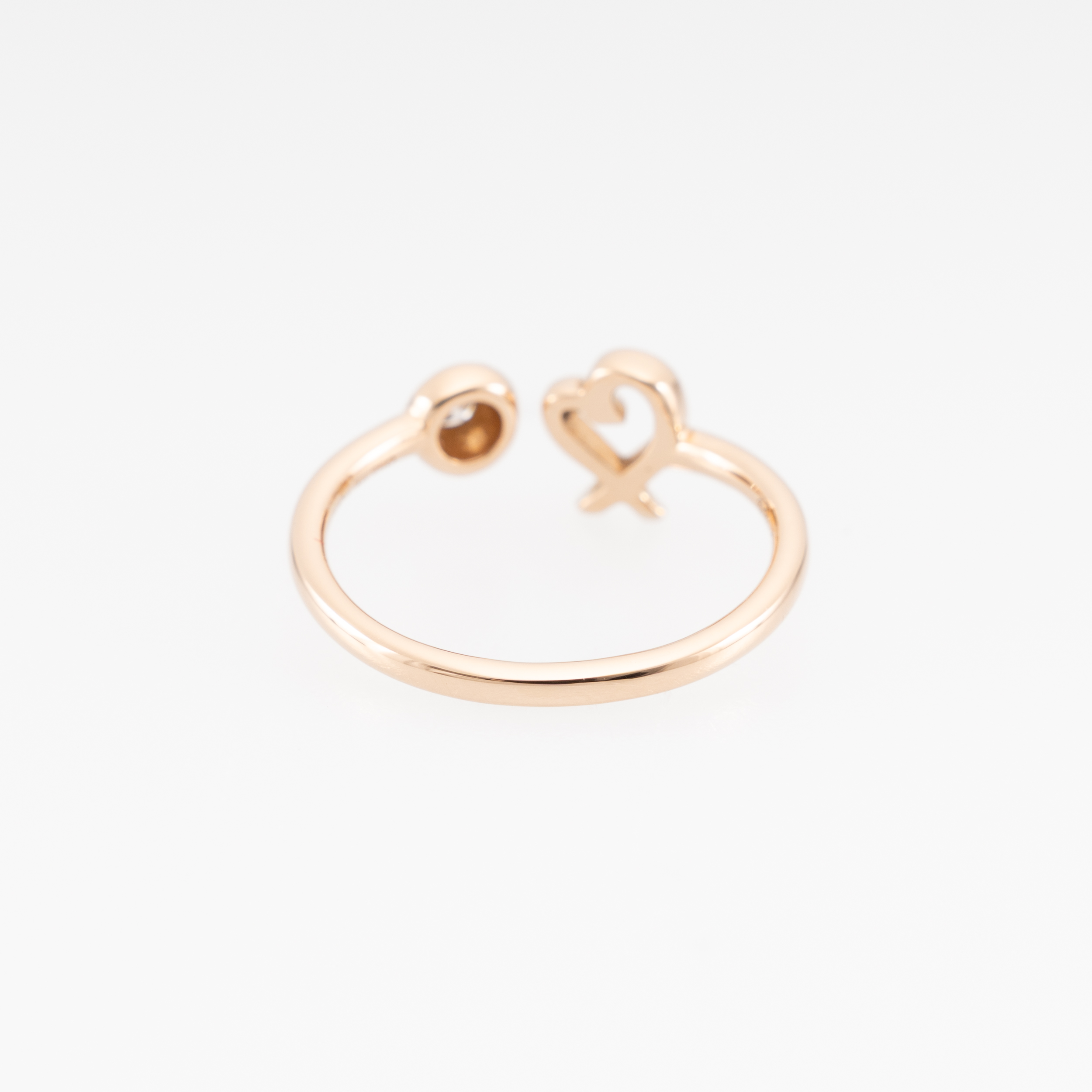 Tiffany Co Paloma Picasso Graffiti Ring Gr52 Rosegold