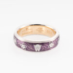 Wellendorff Aubergine Ring Gr59 Gelbgold Weißgold inkl Etui Vorschau