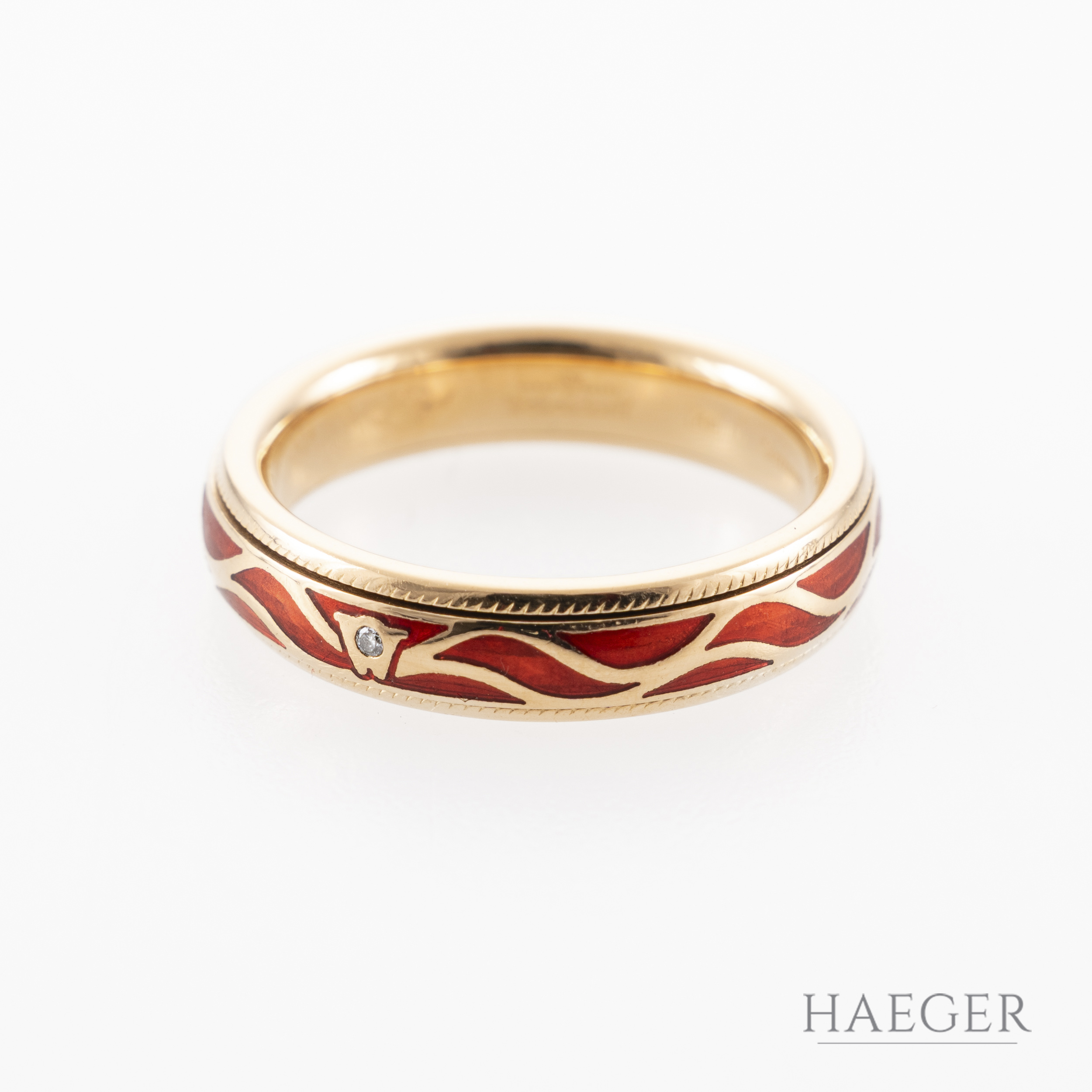 Wellendorff Feuerschimmer Ring | Gr. 55 | 750/- Gelbgold