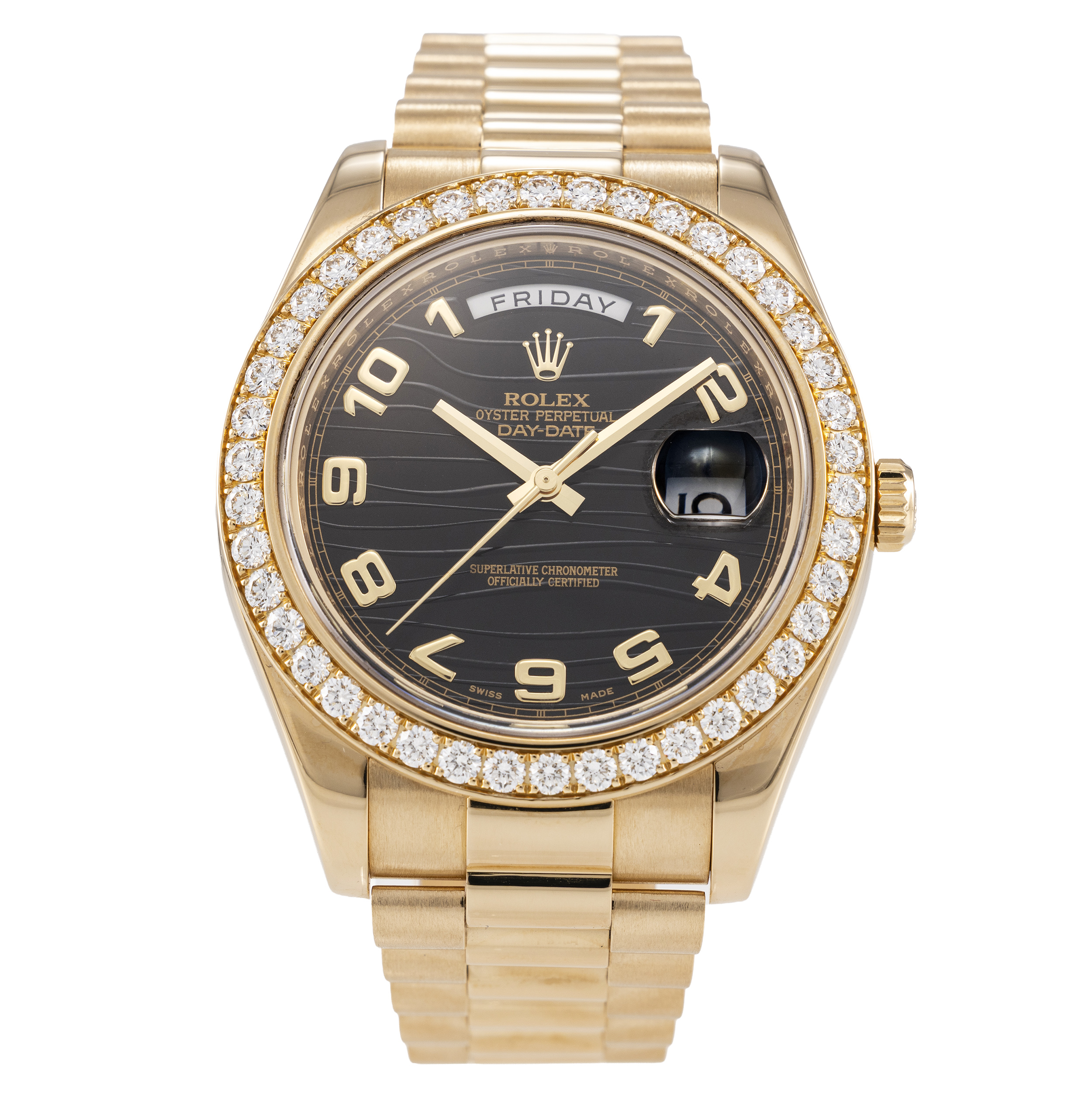 Rolex Day-Date II | 41 mm | 750/- Gelbgold | Ref. 218348 | Full Set 2010