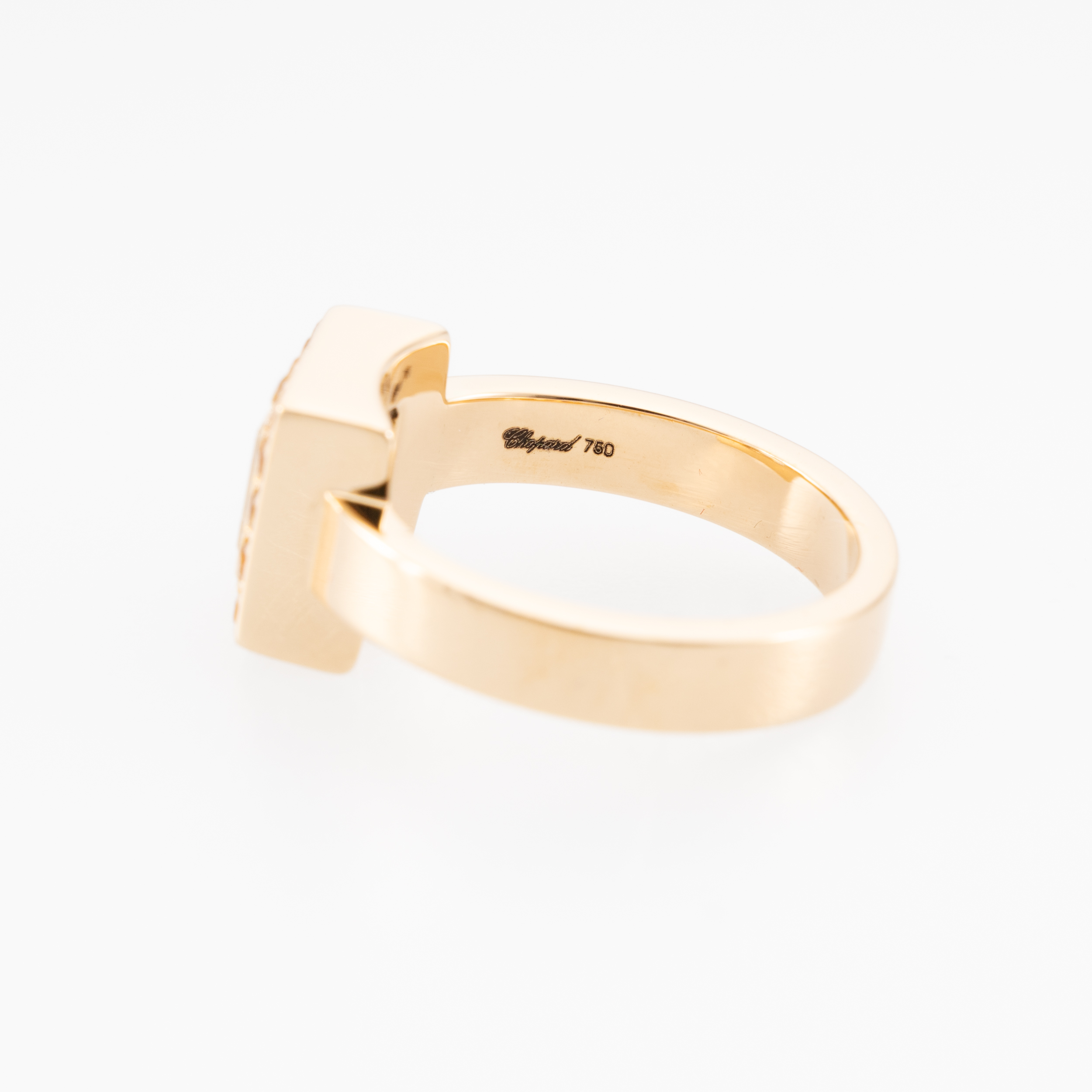 Chopard Happy Diamonds Ring mit Saphiren Gr55 Gelbgold inkl Zertifikat 2010