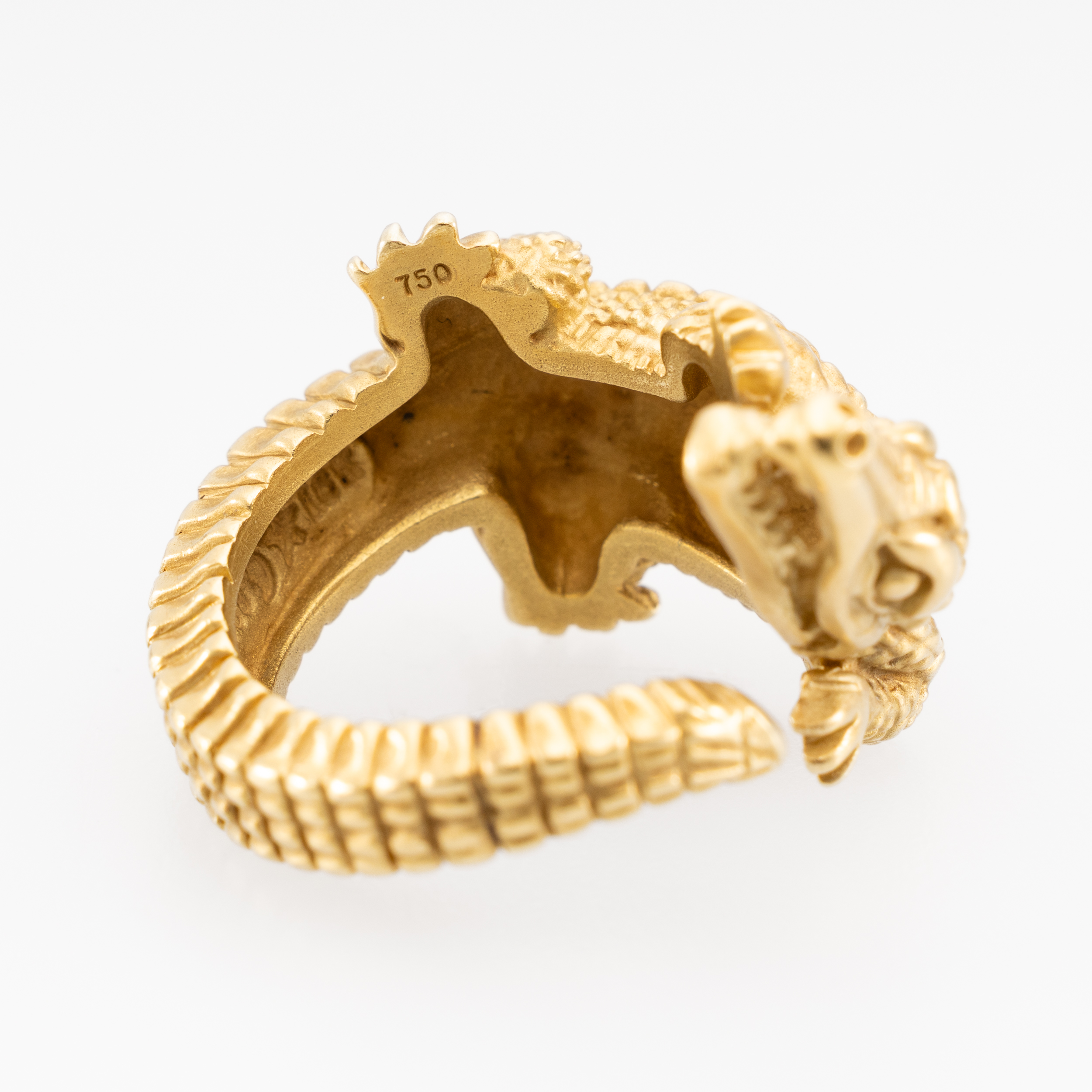 Kieselstein Cord Alligator-Ring Gr53 Gelbgold