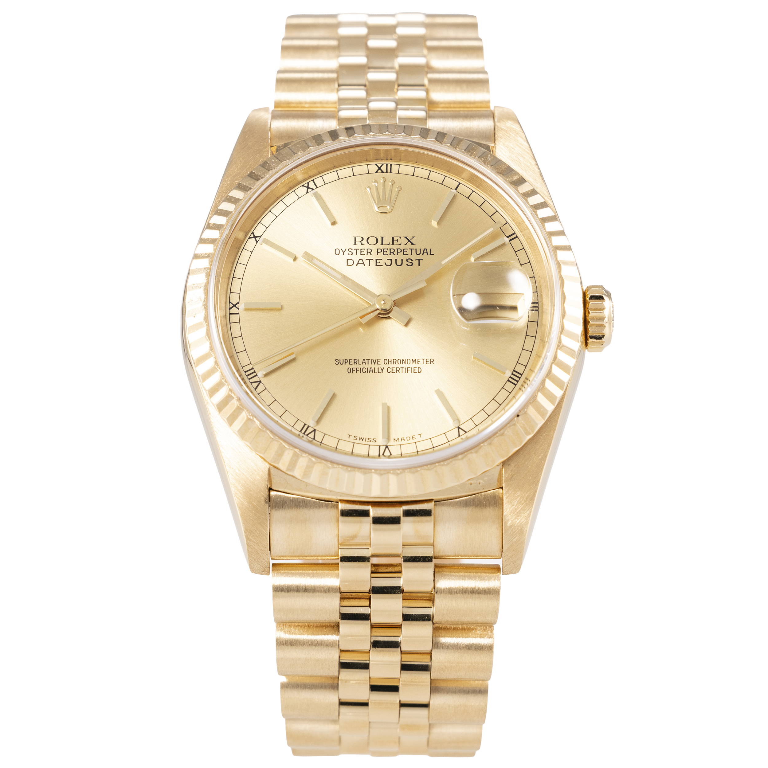 Rolex Datejust | 36 mm | 750/- Gelbgold | Ref. 16238
