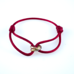Cartier Trinity Armband | rote Kordel | 750/- Gold tricolor | Full Set Vorschau
