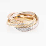 Cartier Trinity Ring mit Diamanten Gr55 Full Set 2024 Vorschau