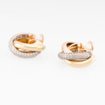 Cartier Trinity Creolen mit Diamanten klassisches Modell Full Set 2024 Vorschau