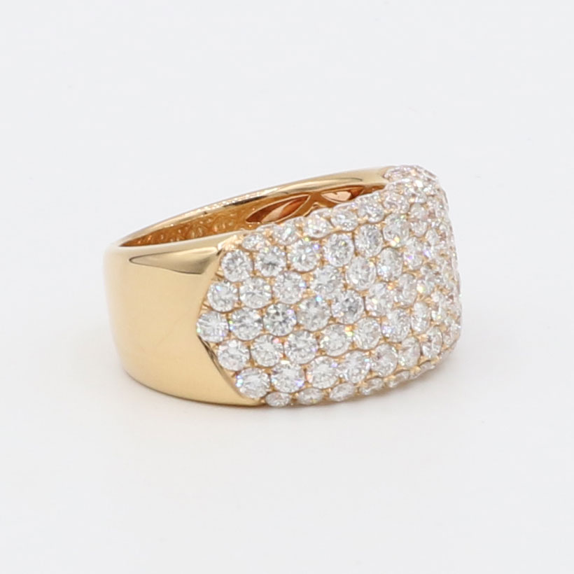 Ring mit 3,2 ct Diamanten Gr53 Rosegold