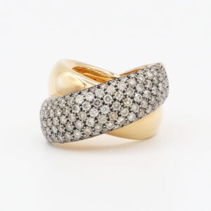 Oromalia Ring mit Diamanten Gr54 Rosegold