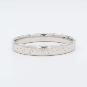 Armreif mit Diamanten 18cm Weißgold