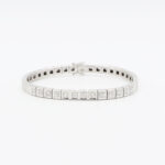 Tennisarmband mit ca 1,5 ct Diamanten 18,5 cm 750 Weißgold Vorschau