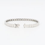 Tennisarmband mit ca 1,5 ct Diamanten 18,5 cm 750 Weißgold Vorschau