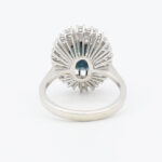 Ring mit Saphir und Diamanten Gr 50 Weißgold Vorschau