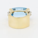 Ring mit Topas Gr 55 Gelbgold Weißgold Vorschau