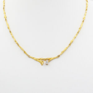 Lapponia Collier Frühlingstau 38 cm Gelbgold