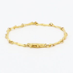Lapponia Rannio Armband 18 cm Gelbgold