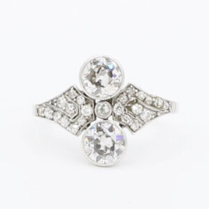 Art Deco Ring Gr52 Platin