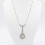 Art Deco Collier 43 cm Gelbgold Platin Vorschau