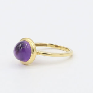 Al Coro Amici Ring mit Amethyst Gr 58 Gelbgold