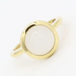 Al Coro Amici Ring mit Mondstein Gr 58 Gelbgold Vorschau