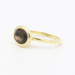 Al Coro Amici Ring mit Rauchquarz Gr 58 Gelbgold Vorschau