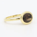 Al Coro Amici Ring mit Rauchquarz Gr 58 Gelbgold Vorschau
